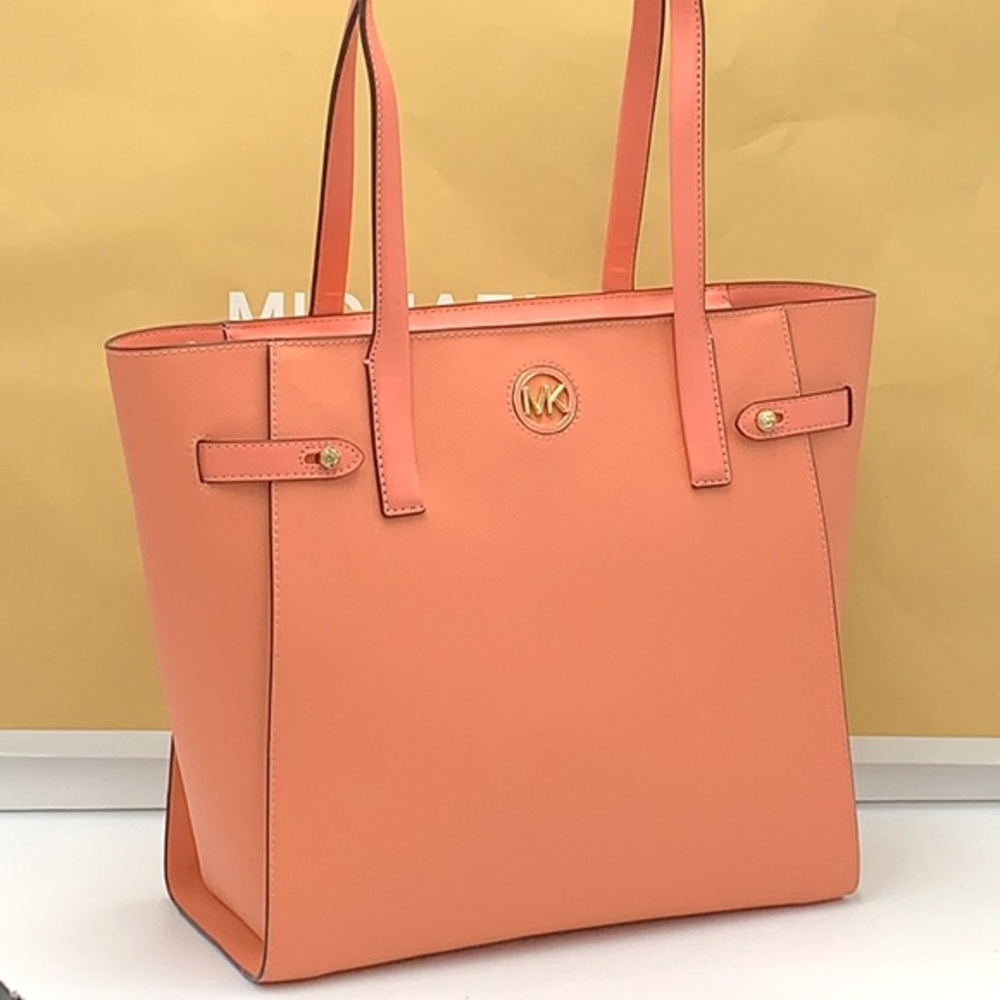 MICHAEL KORS CARMEN LARGE NORTH SOUTH TOTE SHERBERT COLOR